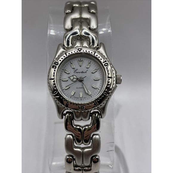 Accessories - Eurotech Women's Quartz‎ Watch Silver Tone Rotating Bezel- New Battery